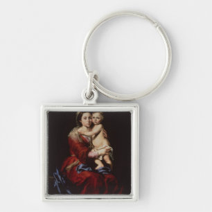 Llavero La Virgen del rosario, c.1650
