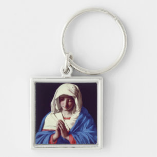 Llavero La Virgen en el rezo, 1640-50 (aceite en lona)