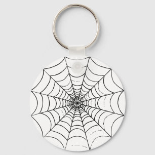 Llavero La web de una araña simple