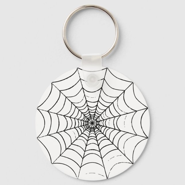 Llavero La web de una araña simple (Anverso)