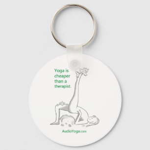 Llavero La yoga es más barata que un terapeuta