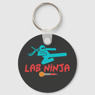 LLAVERO LAB NINJA - CIENTÍFICO LABORAL MÉDICO KEYCHAIN