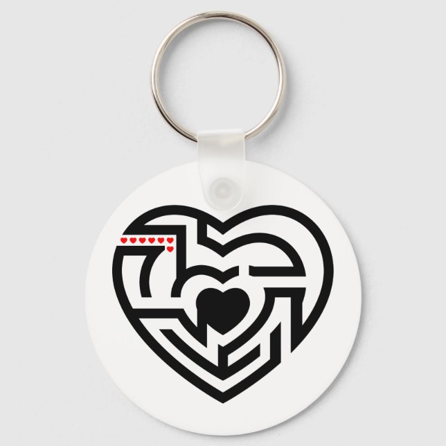 Llavero laberinto de amor (Anverso)