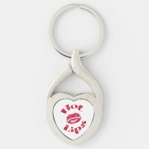 Llavero Labios calientes, labios rojos