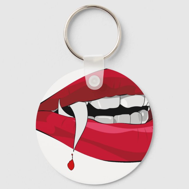 Llavero Labios de vampiro (Anverso)