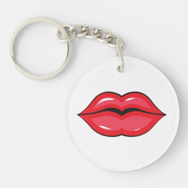 Llavero Labios rojos (Frente)