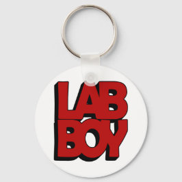 LLAVERO LABORATORIO LABORAL ROJO GRANDE