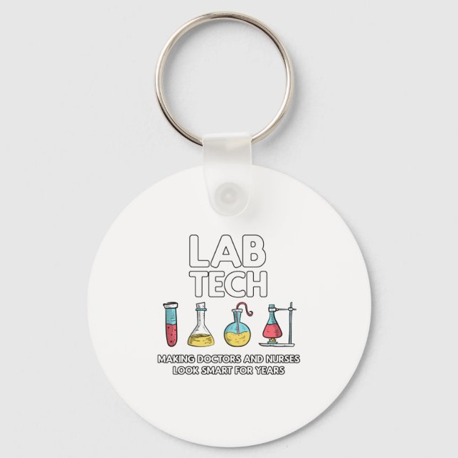 Llavero Laboratorio técnico de laboratorio (Anverso)