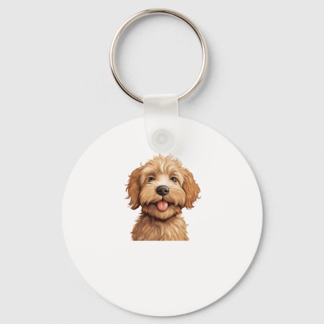 Llavero Labradoodle de Australia (Anverso)