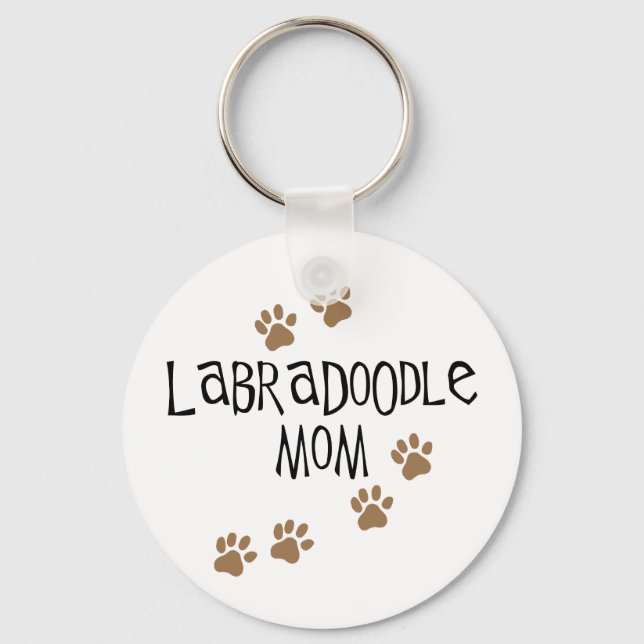 Llavero Labradoodle Mom (Anverso)