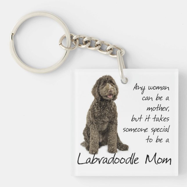 Llavero Labradoodle Mom Keychain (Frente)