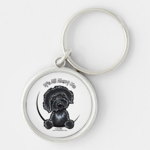 Llavero Labradoodle negro IAAM