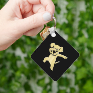 Llavero Labrador Costume Dabbing Labrador