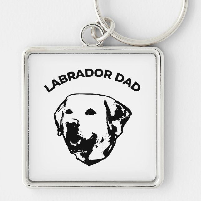 Llavero Labrador Dad (Frente)