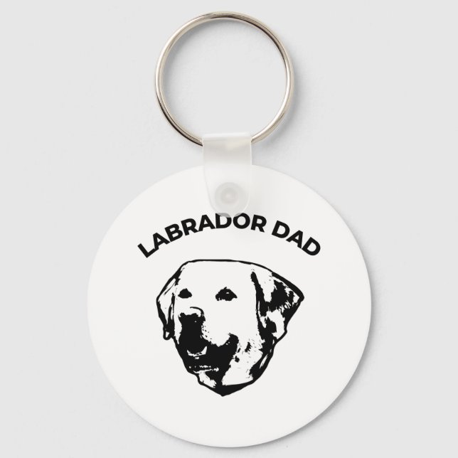 Llavero Labrador Dad (Anverso)