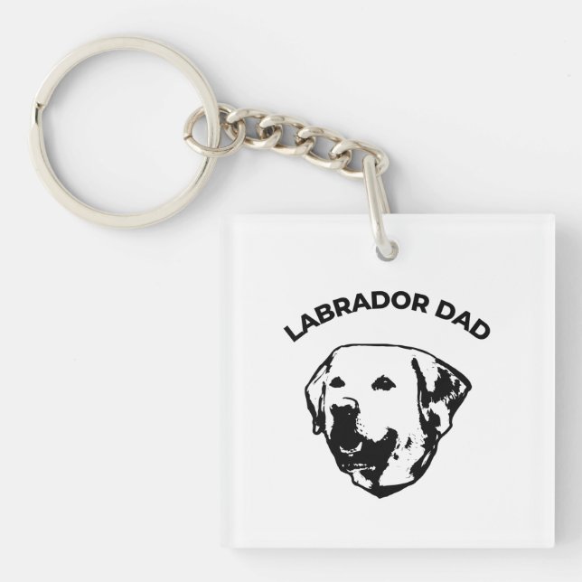 Llavero Labrador Dad (Frente)