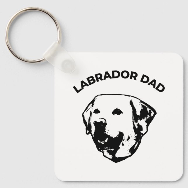 Llavero Labrador Dad (Anverso)