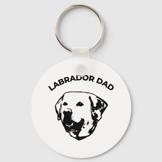 Llavero Labrador Dad (Anverso)
