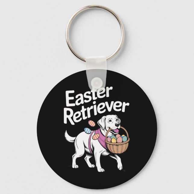 Llavero Labrador Golden Retriever Bunny Springs Eggings Ea (Anverso)