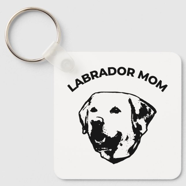 Llavero Labrador Mom (Anverso)