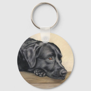 Llavero Labrador negro