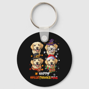 Llavero Labrador Perro Hallothanksmas Halloween Día de Acc