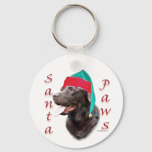 Llavero Labrador Retriever (choc) Santa Paws