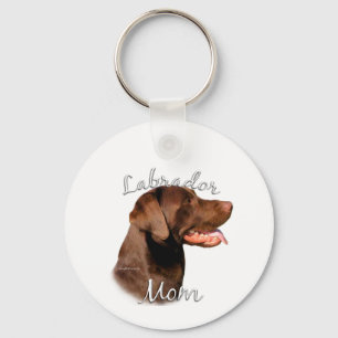 Llavero Labrador Retriever (chocolate) Mamá 2
