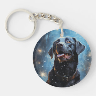 Llavero Labrador Retriever negro