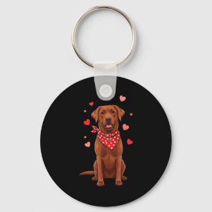 Llavero Labrador Retriever San Valentín Amante Perros Cora