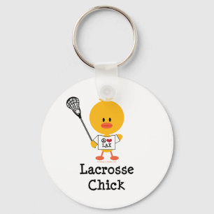 Llavero Lacrosse Chick Keychain