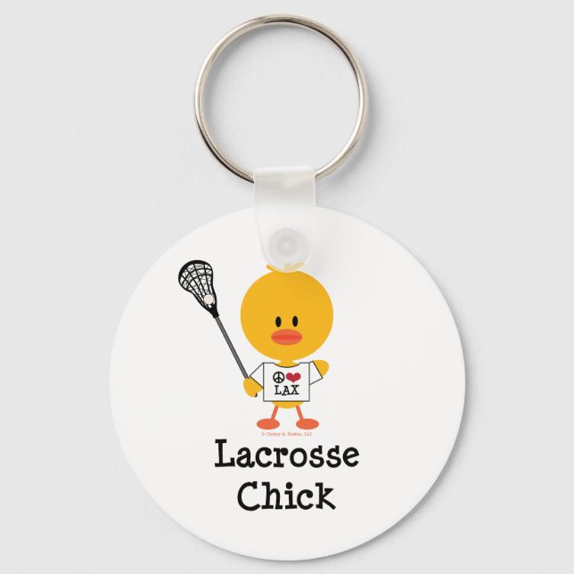 Llavero Lacrosse Chick Keychain (Anverso)