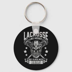 Llavero Lacrosse Como Hockey Pero Jugó Con Lax Player Gi