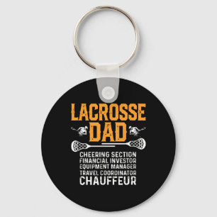 Llavero Lacrosse Dad Cheering Section Financial Investor F