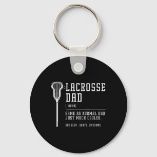 Llavero Lacrosse Dad Daddy Cita Definición Hombres Vintage