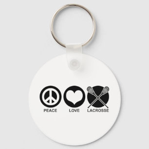 Llavero Lacrosse de Peace Love