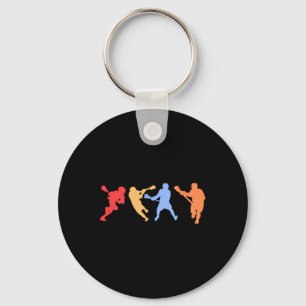 Llavero Lacrosse Design - Colores Retro Vintage Lacrosse P
