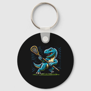 Llavero Lacrosse Dinosaur Deportes Retro Divertidos Tenden