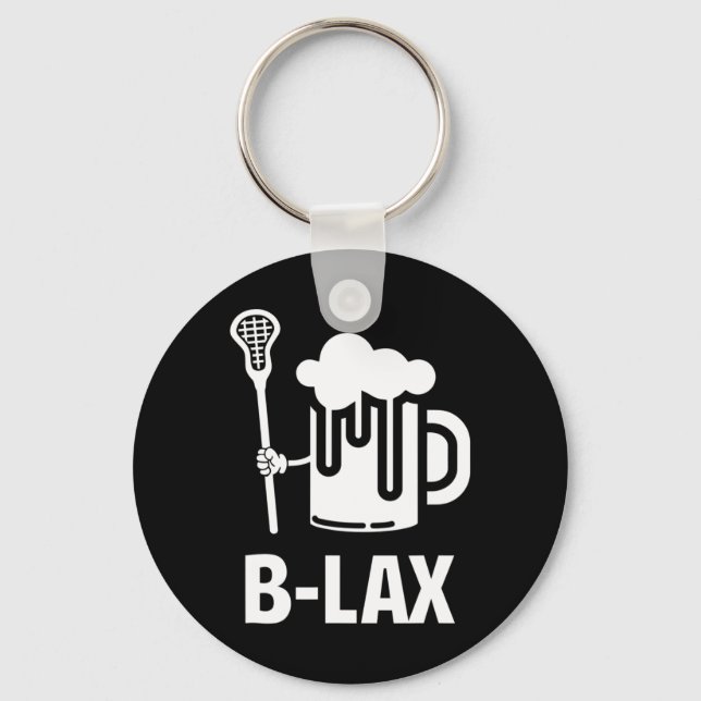 Llavero Lacrosse Funny Gift Men Coach Beer Lover B-lex (Anverso)