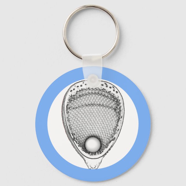 Llavero Lacrosse Goalie Keychain (Anverso)