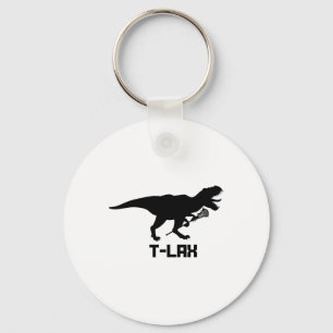 Llavero Lacrosse Lax T-rex Dinosaur Hombres Regalo Juvenil