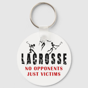 Llavero Lacrosse No oponentes Sólo Víctimas Regalos De Cam