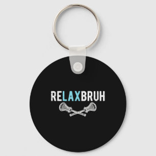Llavero Lacrosse Re Lax Relax Bruh Gracioso Humor Chiste B