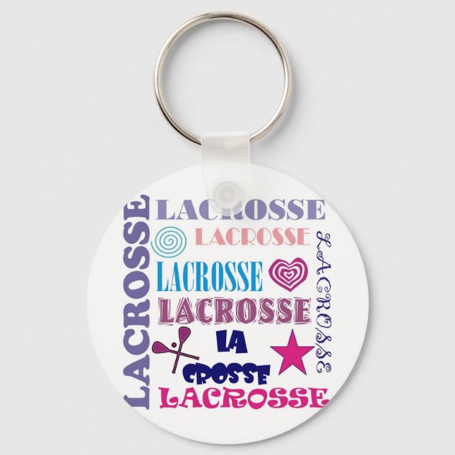 Llavero Lacrosse Repetir (Anverso)