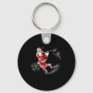 Llavero Lacrosse Santa Navidades Guay Lax Sport Ugly X-mas