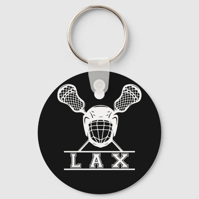 Llavero Lacrosse Sticks Emblem para jugadores de LAX (Anverso)