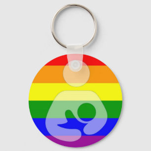 Llavero Lactancia/Enfermería del orgullo gay
