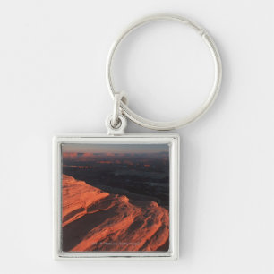 Llavero Lado anaranjado rojo de la roca en Utah