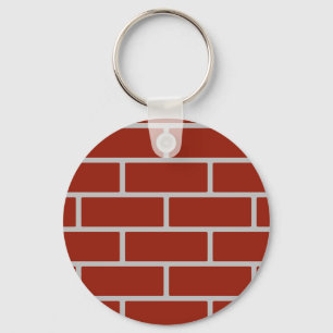 Llavero Ladrillos Keychain (Ladrillo rojo y gris)