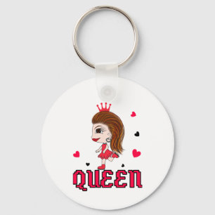 Llavero Lady en rojo